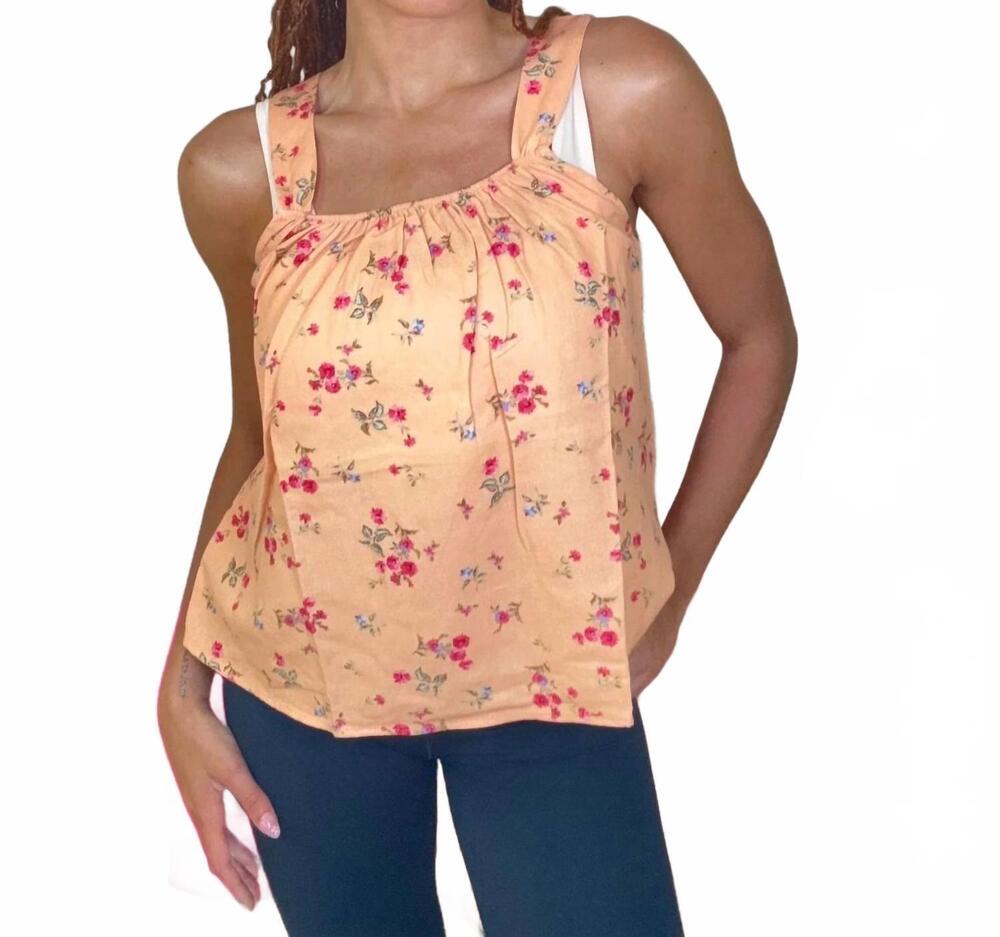 NEW ANDREE BY UNIT blossom breeze top in peach